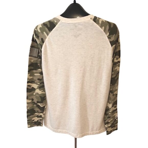 Alabama Crimson Tide Men's M OHT Military Appreciation Camo L/S Raglan T-Shirt - Picture 3 of 6